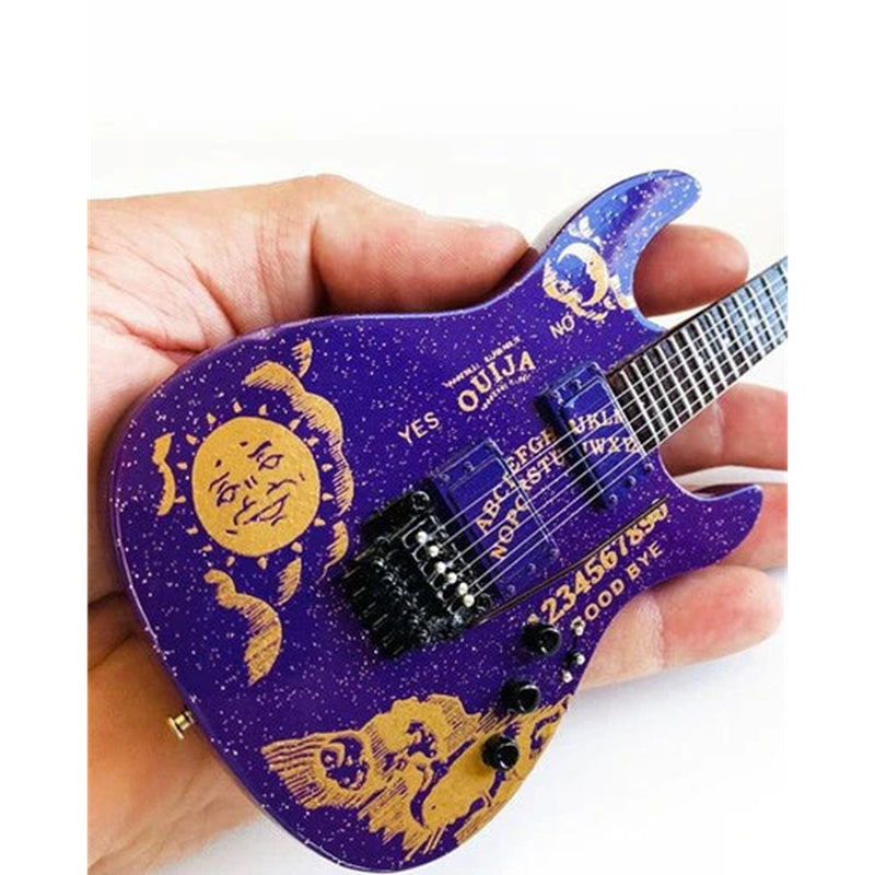 Axe Heaven KIRK HAMMETT - OUIJA PURPLE SPARKLE Mini Guitar Replica