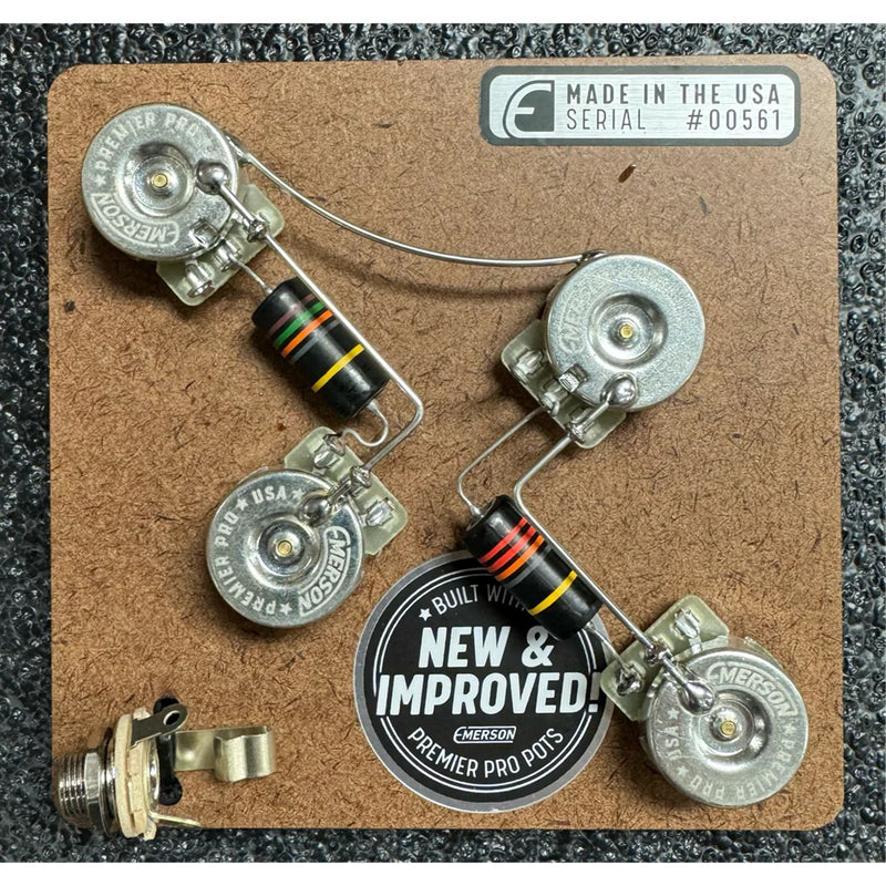 Emerson Custom Premier Pro 4-Knob Prewired Kit for PRS Guitars