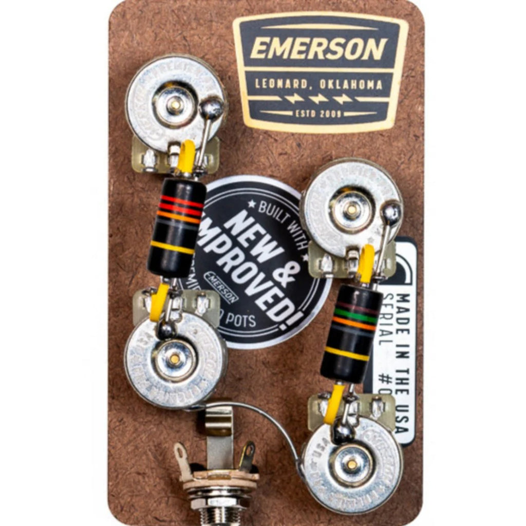 Emerson Custom Premier Pro Les Paul Prewired Kit with Long Shaft Pots