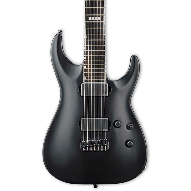 ESP E-II HORIZON NT- B HIPSHOT 7-String Electric Guitar - Black Satin