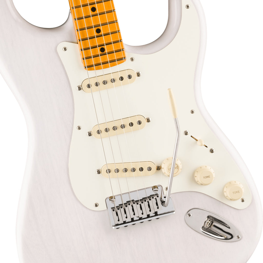 Fender American Ultra Luxe 50s Stratocaster Guitar - White Blonde