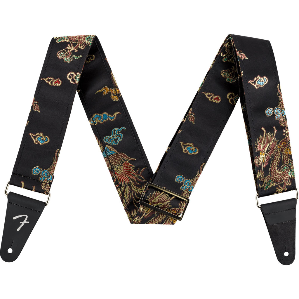 Fender Satin Dragon Strap - Black