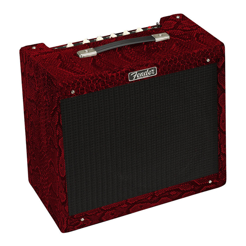 Fender Blues Junior IV Red Snakeskin/Black Texas Heat 15-Watt Tube Combo Amp