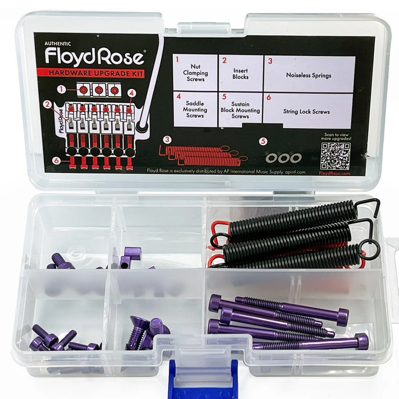 Floyd Rose Stainless Steel Hardware Upgrade Kit - Purple