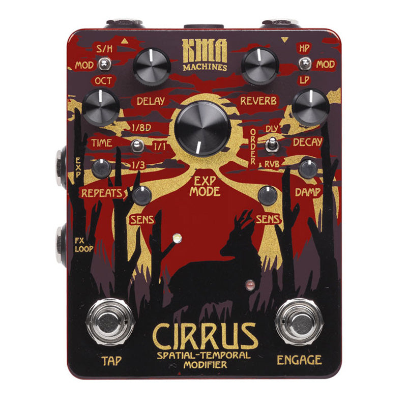 KMA Machines Cirrus Delay & Reverb Spatial-Temporal Modifier Pedal