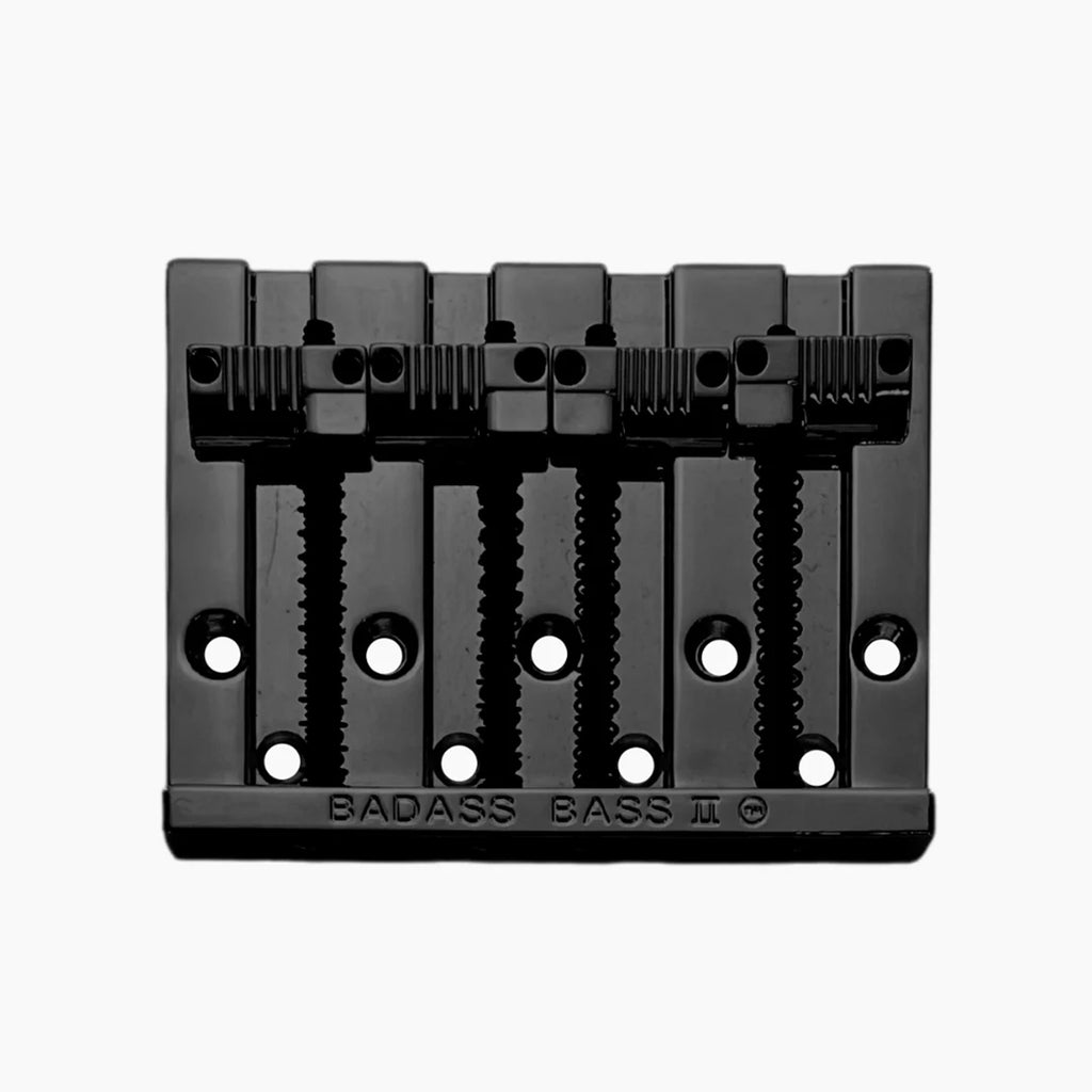 Leo Quan Badass II 4-String Bass Bridge w/Grooved Saddles - Black