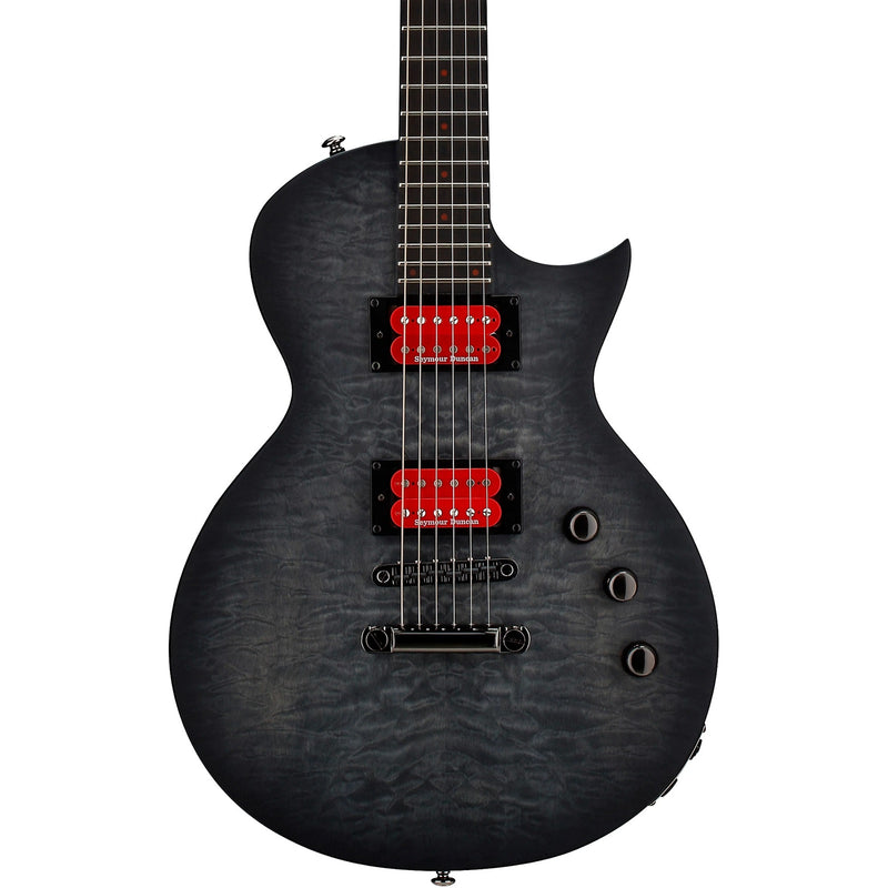 LTD BB-600 Ben Burnley Signature Baritone Guitar - ST Black Satin SB