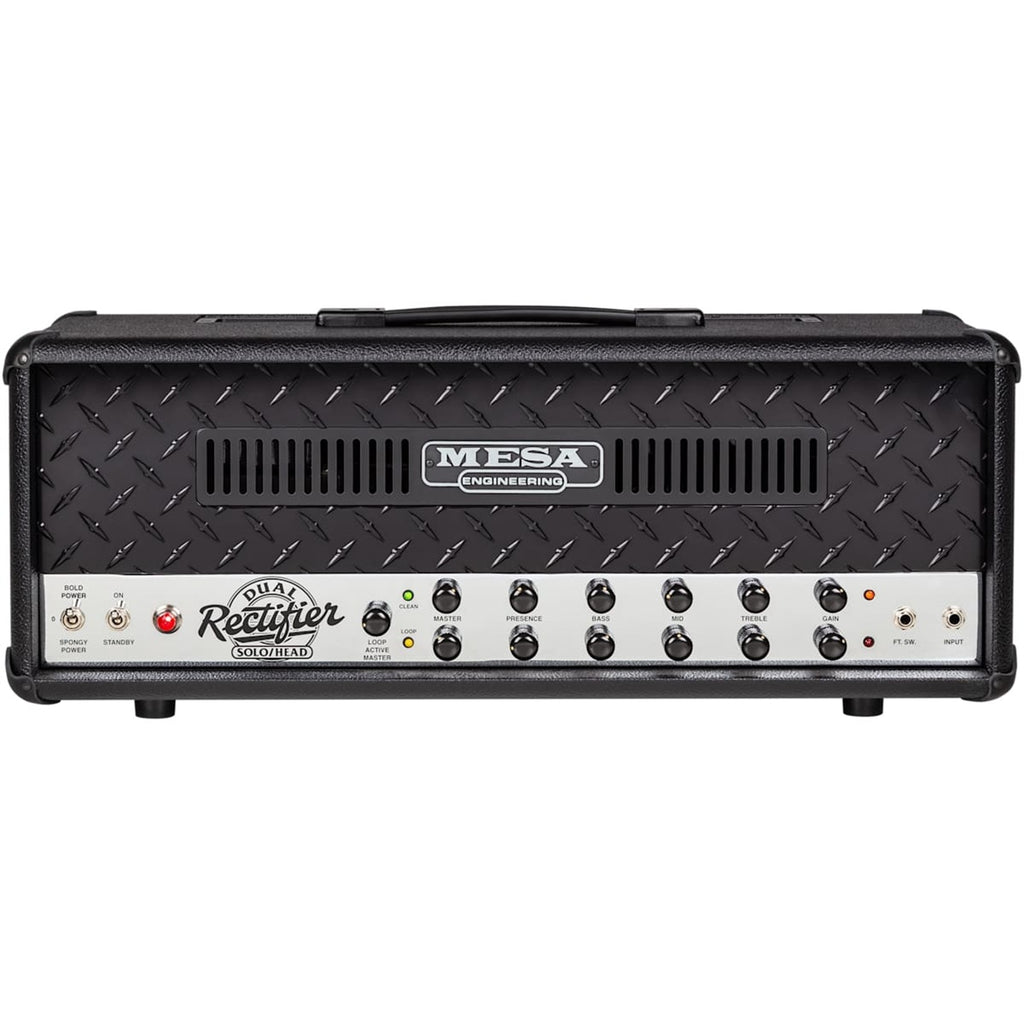 Mesa/Boogie '90s Dual Rectifier 100-watt Head - Black Diamond Faceplate