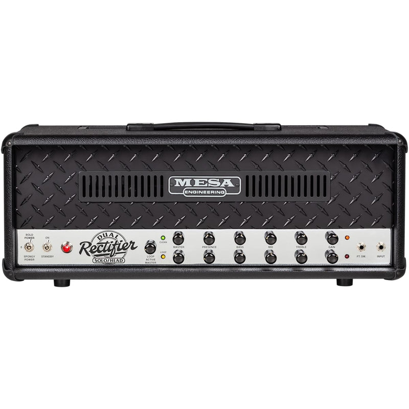 Mesa/Boogie '90s Dual Rectifier 100-watt Head - Black Diamond Faceplate