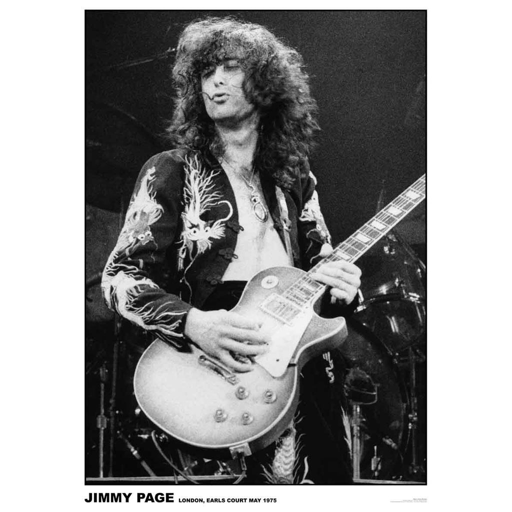 Jimmy Page Dragon Suit Poster