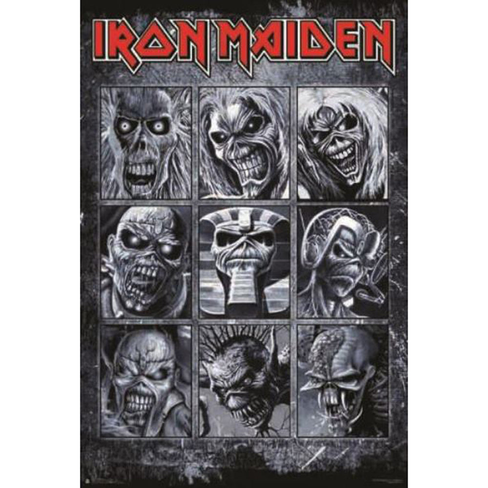 Iron Maiden Faces Eddie Poster