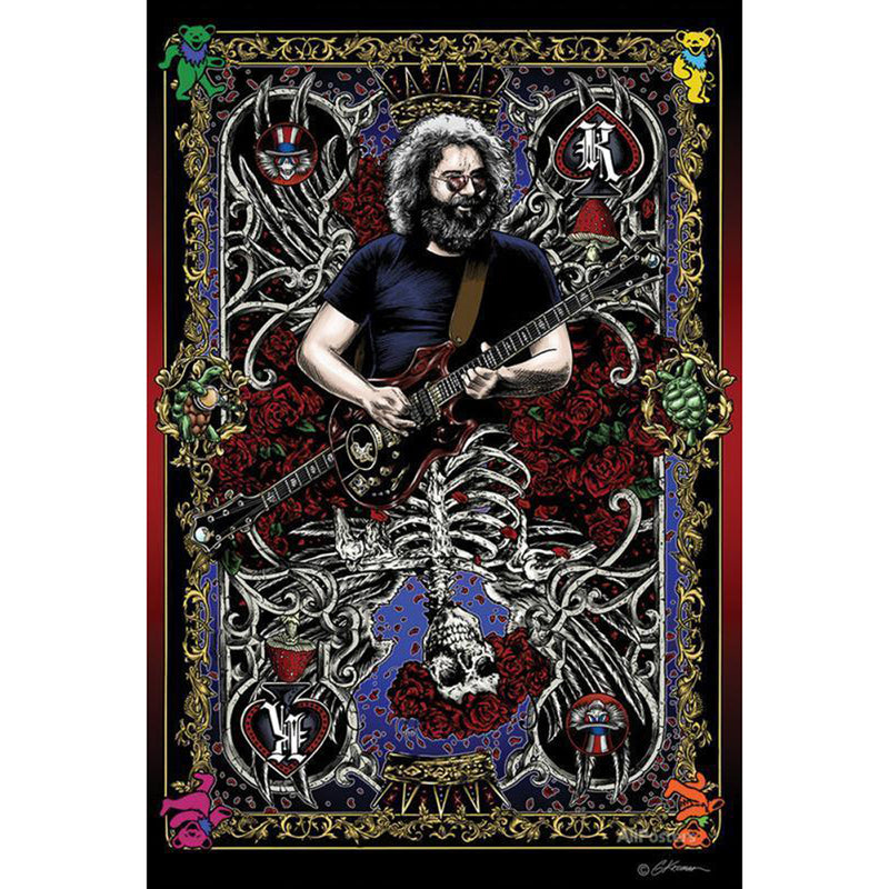Grateful Dead Jerry Crd Poster