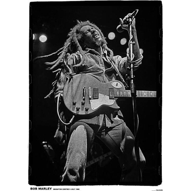 Bob Marley Brighton 80 Poster