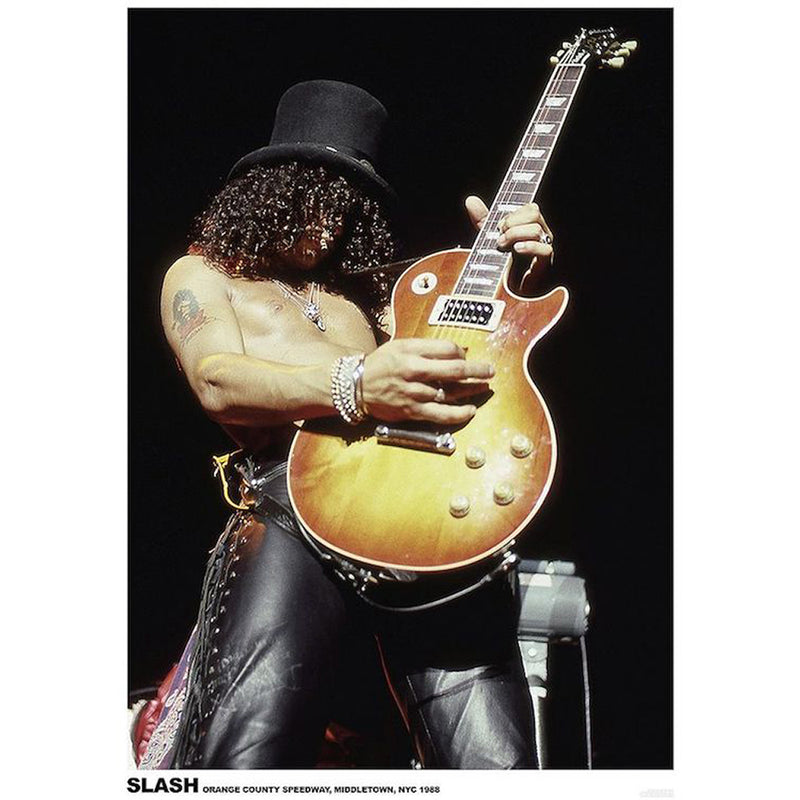 Guns N Roses Slash NYC Poster