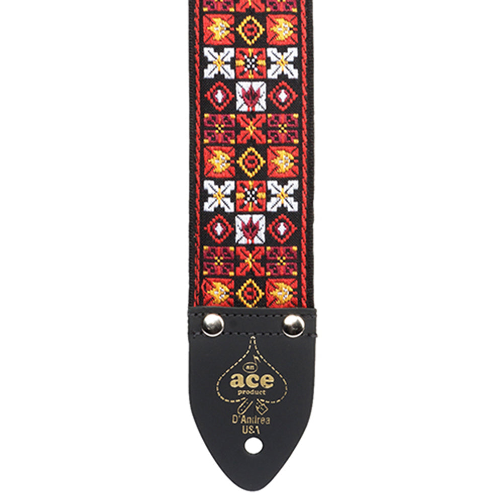 Ace Vintage Reissue Guitar Strap - Xs & Os