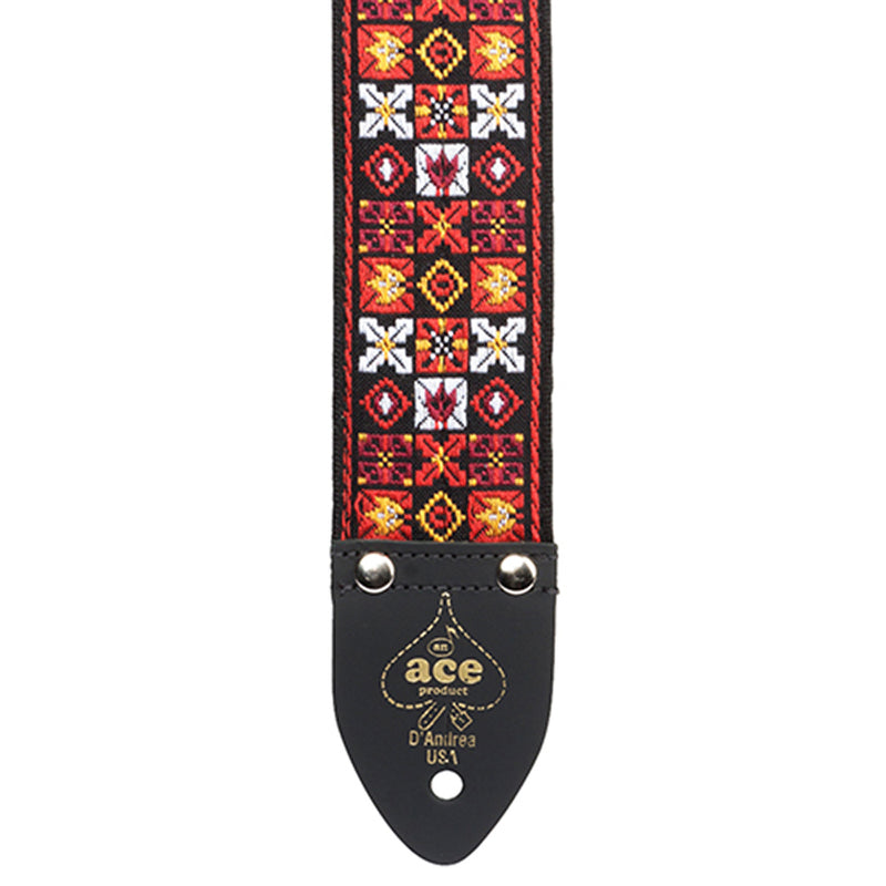 Ace Vintage Reissue Guitar Strap - Xs & Os