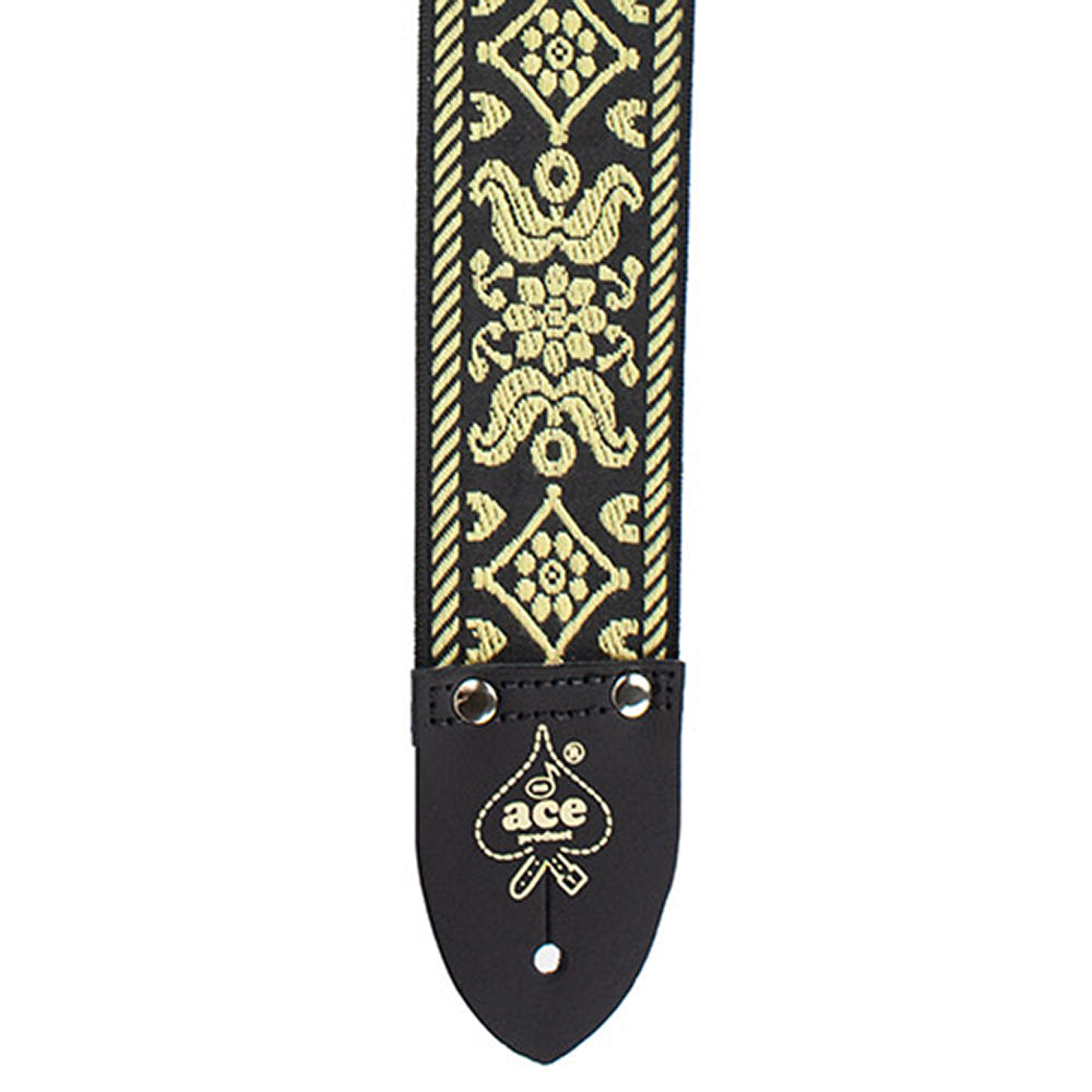 Ace Vintage Reissue Guitar Strap - Old Gold