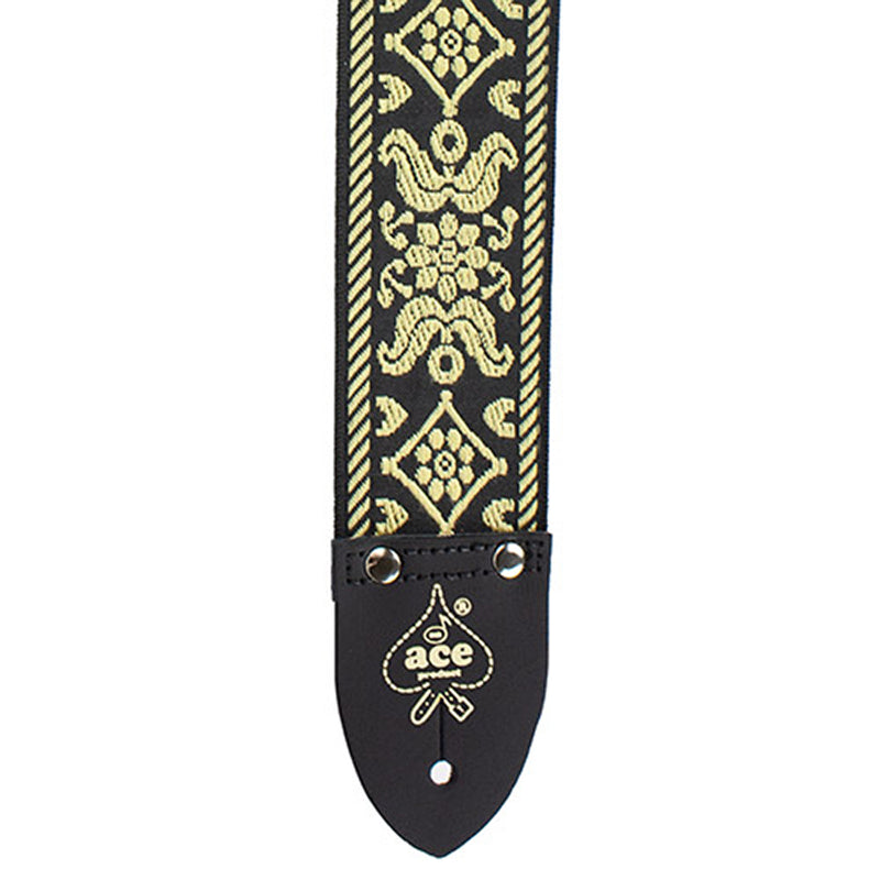 Ace Vintage Reissue Guitar Strap - Old Gold