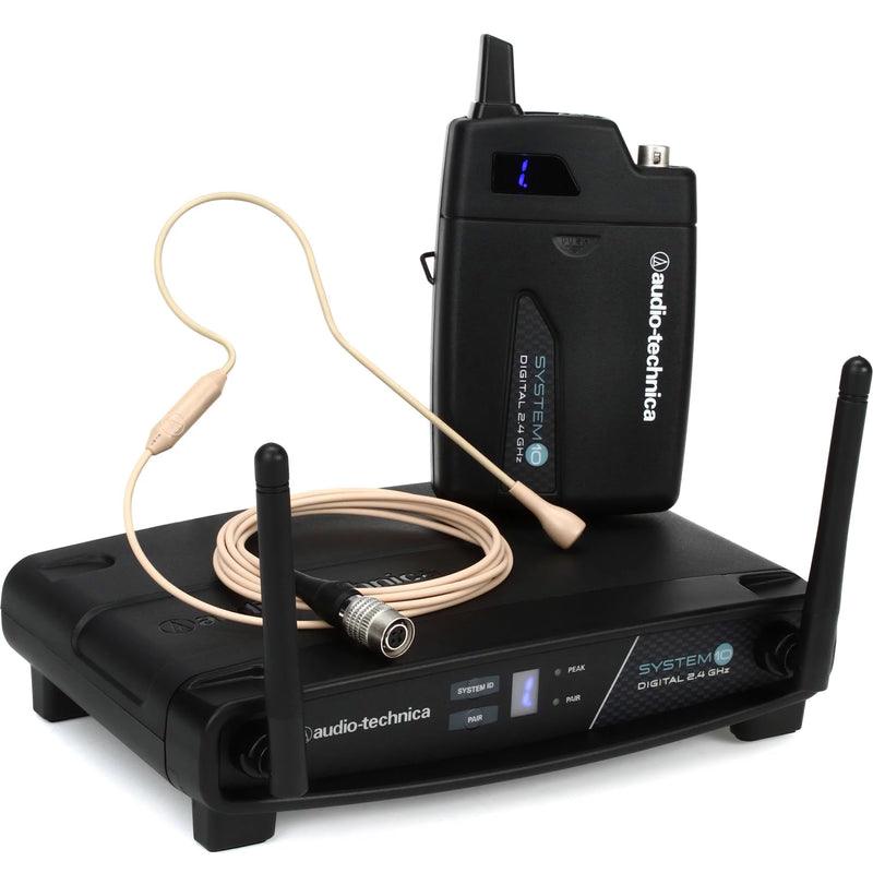 Audio-Technica ATW-1101/H92-TH Wireless Headworn Microphone System