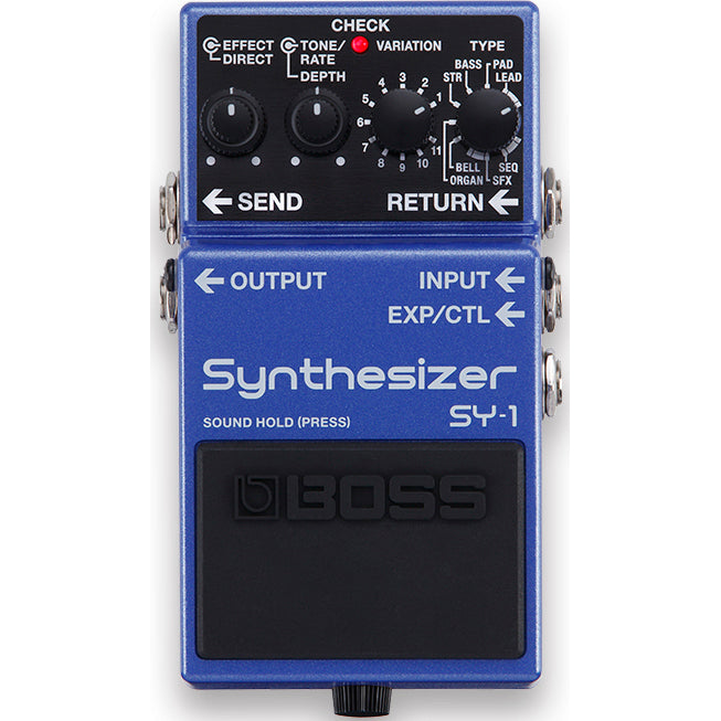 BOSS SY-1 Synthsizer - Polyphonic Synth Effects Pedal for Guitar & Bass