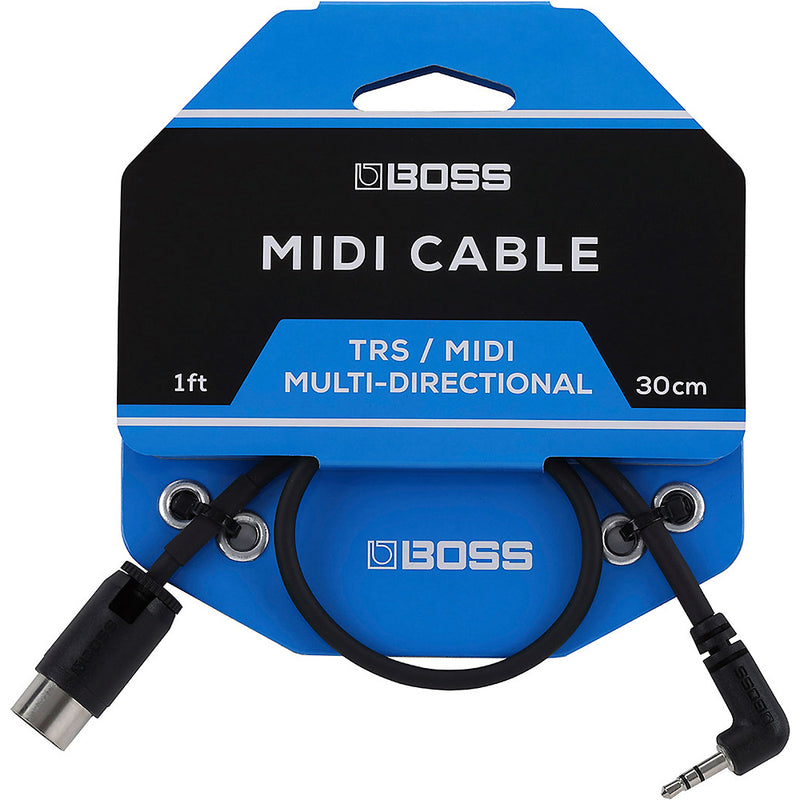 Boss BMIDI-1-35 - Type A MIDI to 3.5mm TRS Cable - 1 foot