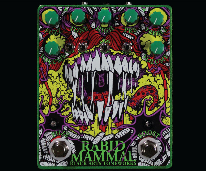 Black Arts Toneworks Rabid Mammal V2 Fuzz / Boost Pedal