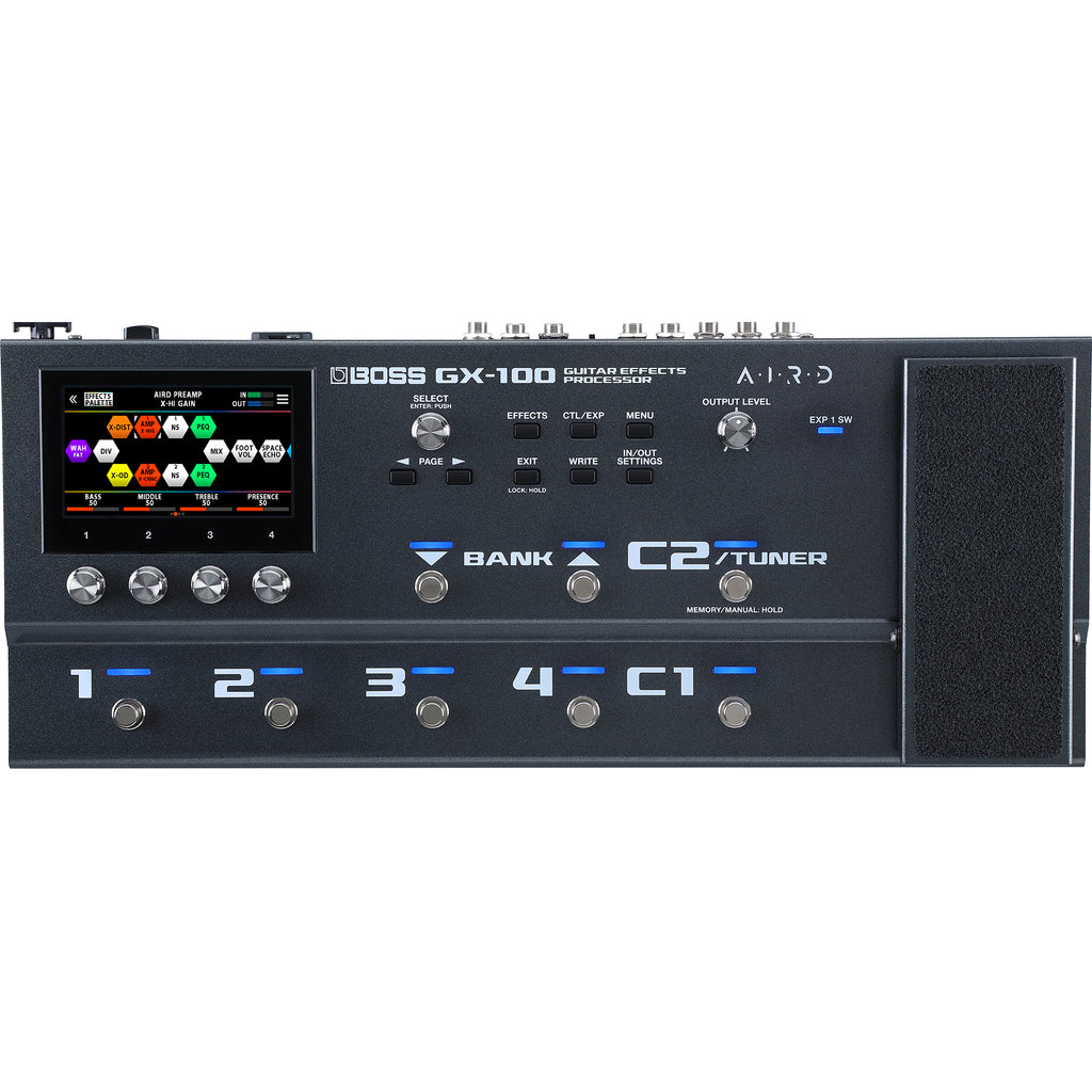 Boss GX-100 Guitar Effects Processor w/AIRD Technology & Color Touchscreen