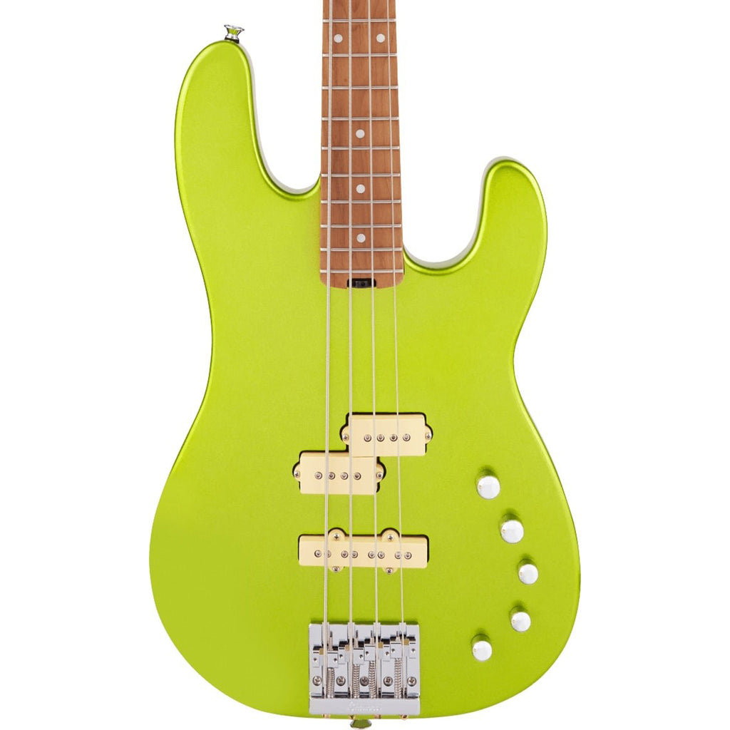 Charvel Pro-Mod San Dimas Bass PJ IV - Lime Green Metallic
