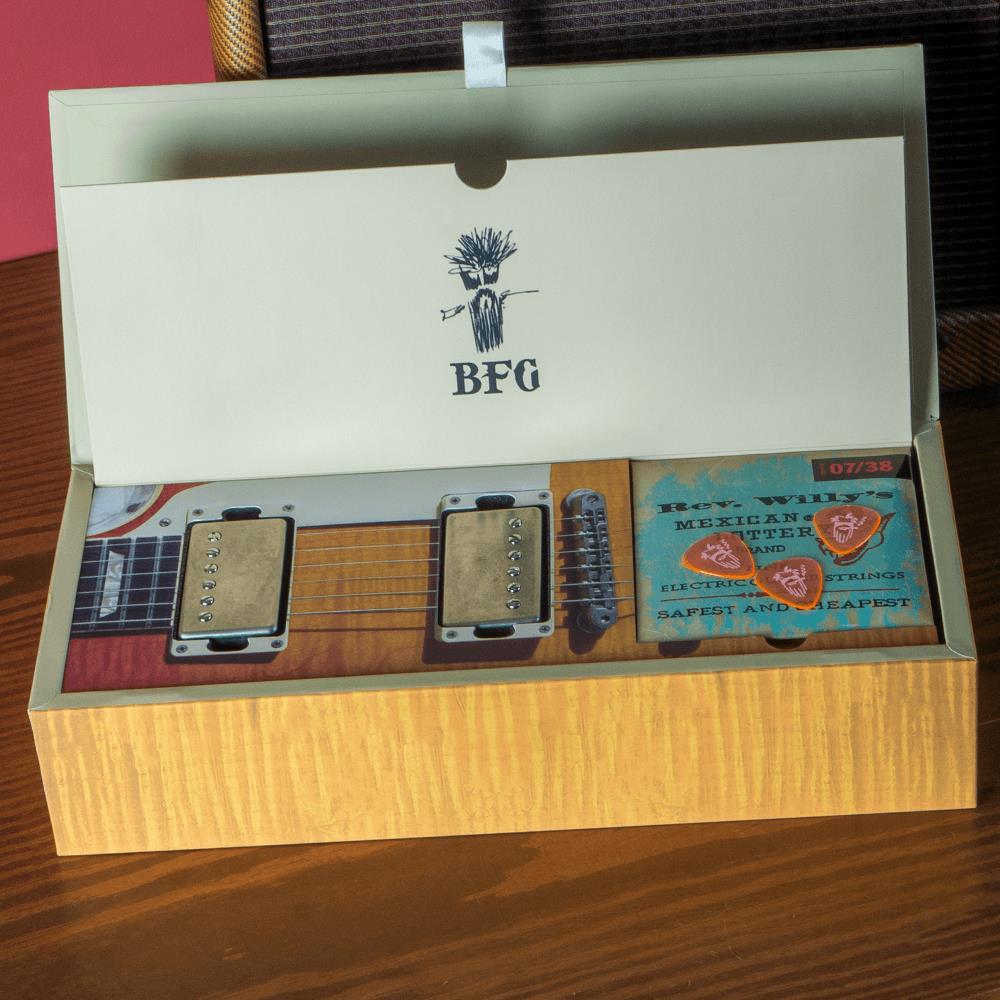 Cream T Whiskerbucker Billy Gibbons Humbucker Pickup Set - Aged Nickel