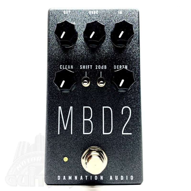 Damnation Audio MBD-2 Mosfet Bass Distortion Pedal - Silver Sparkle
