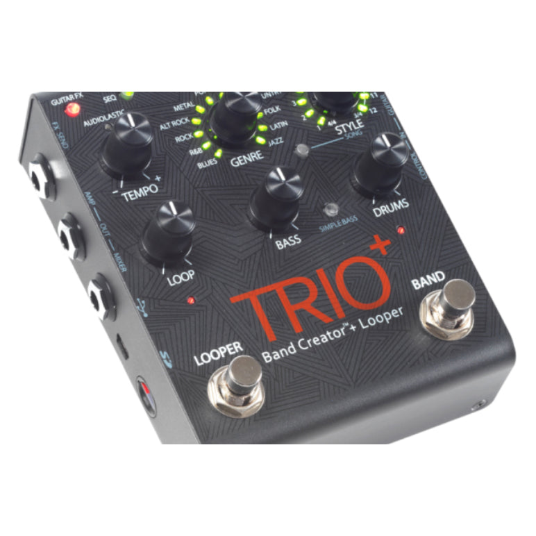 trio pedal DigiTech Trio+ Band Creator & Looper Pedal