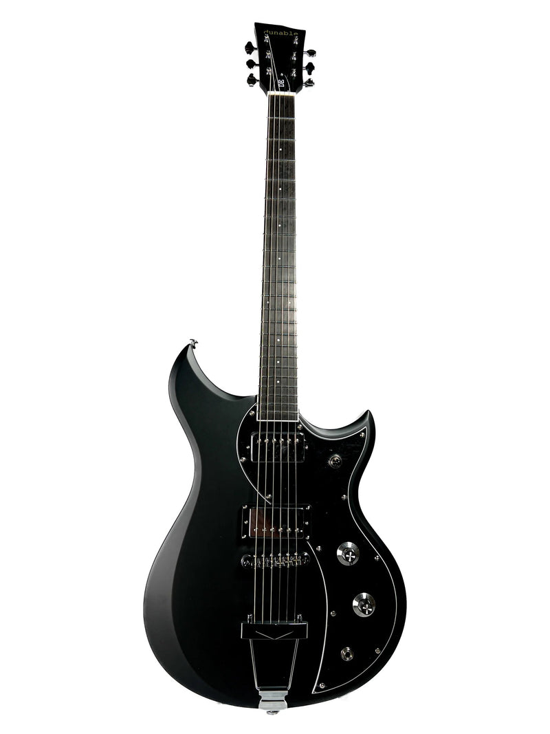 Dunable Cyclops DE Series Guitar - Matte Black with Chrome Hardware