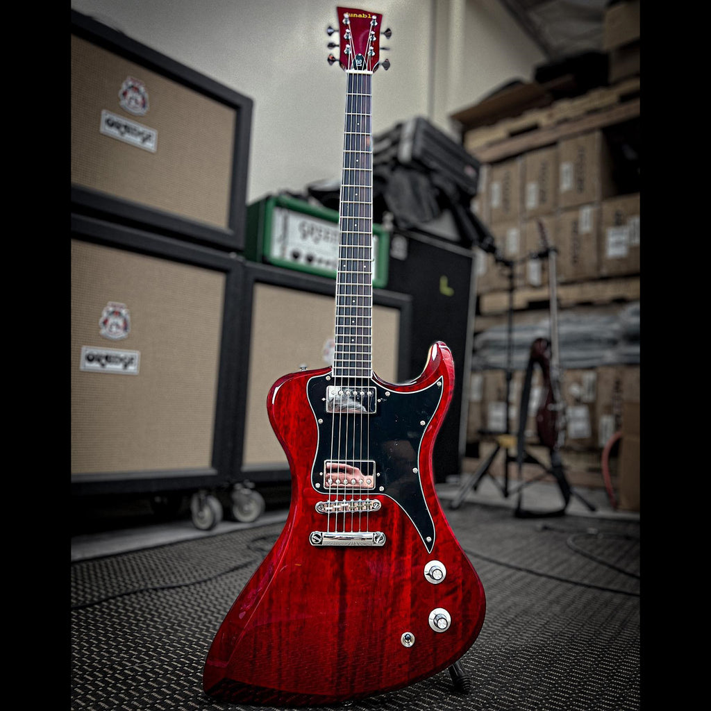 Dunable R2 DE Series Guitar - Gloss Transparent Dark Red