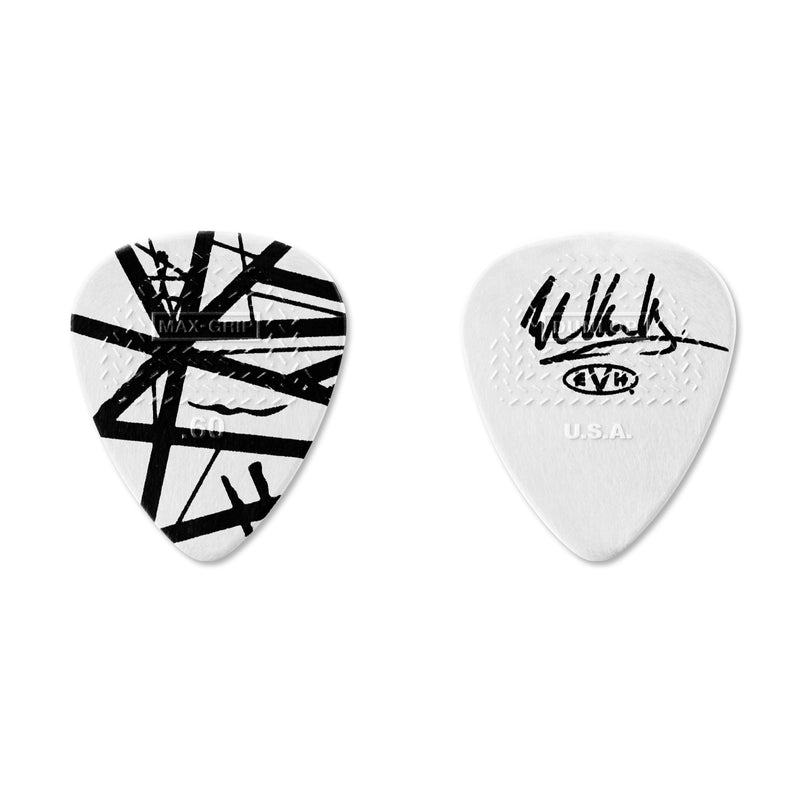 Dunlop 24-Pack EVH Eddie Van Halen VHI Black & White Striped Guitar Picks
