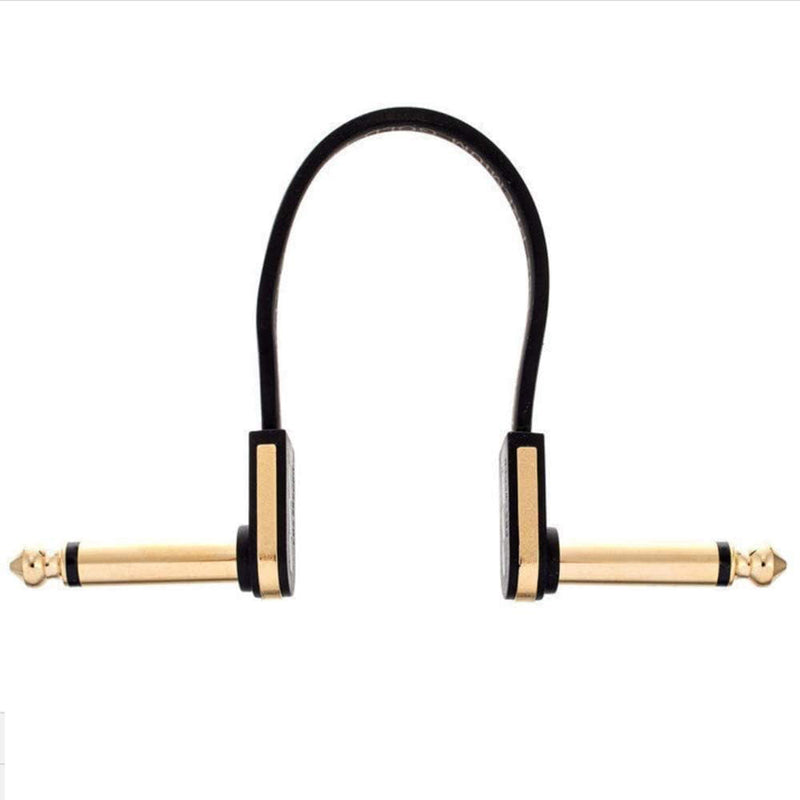 EBS PG-10 Premium Gold Flat Patch Cable - Right Angle to Right Angle - 3.94-inch