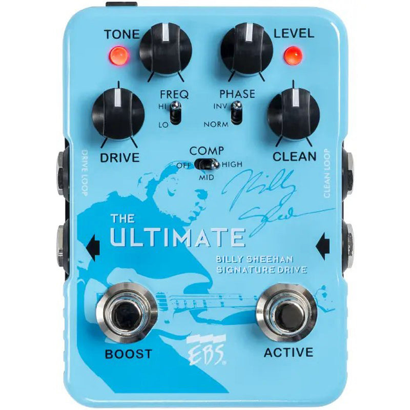 EBS Billy Sheehan Ultimate Signature Bass Drive Pedal