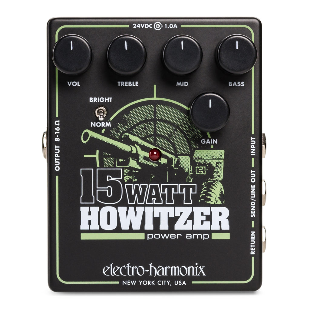 Electro-Harmonix 15 Watt Howitzer Power Amp Pedal - HALF OFF!