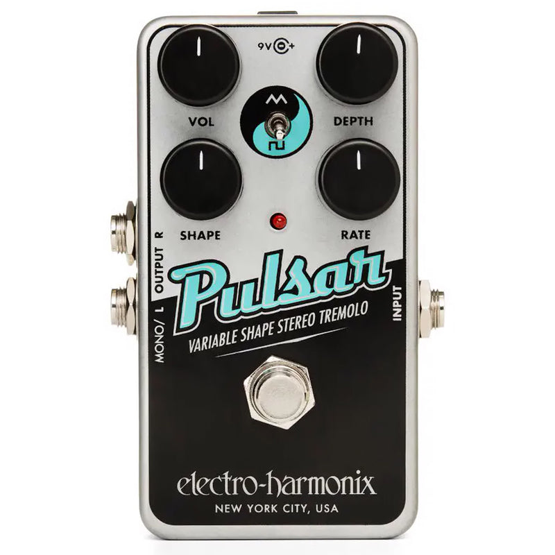 Electro-Harmonix Nano Pulsar Variable Shape Stereo Tremolo Pedal