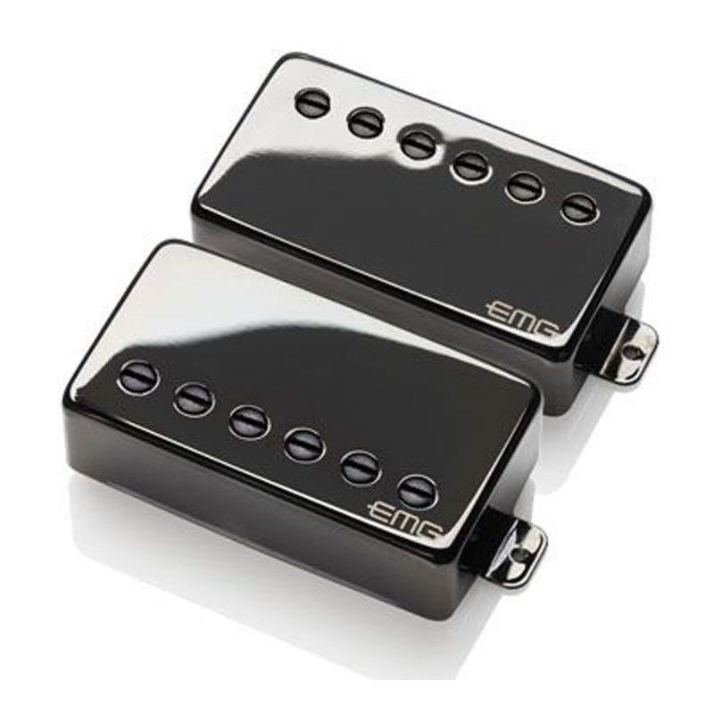 EMG Marty Friedman MF-Set Passive Pickup Floyd Spacing Set - Brushed Black Chrome