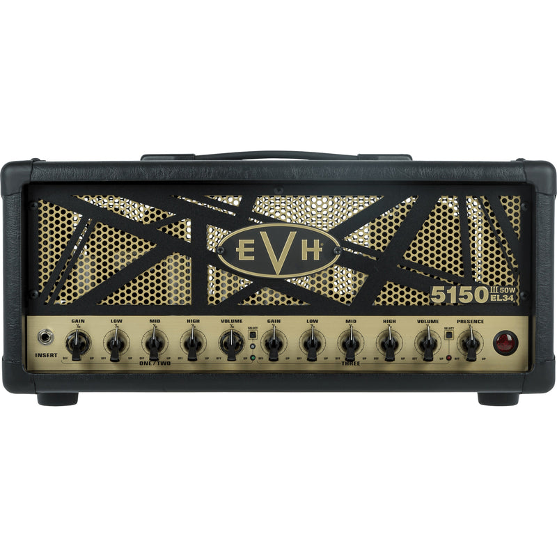 EVH 5150III 50W EL34 Tube Guitar Amplifier Head - Black