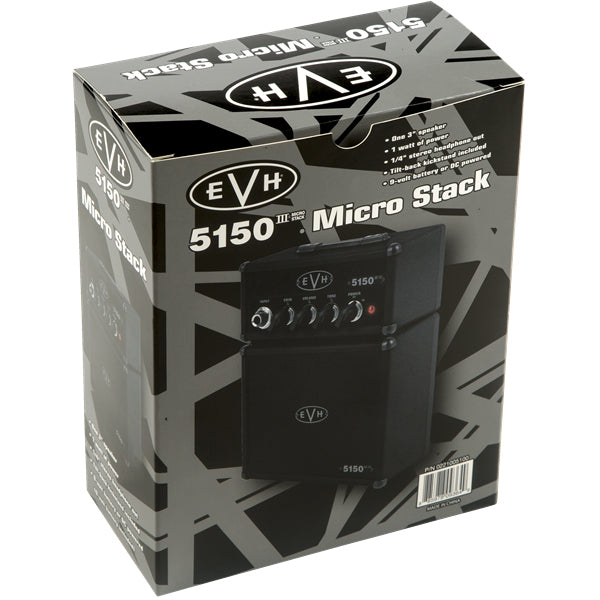 EVH 5150 III Stealth Black 1-Watt Micro Stack