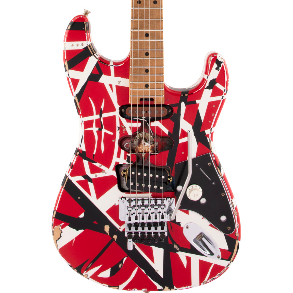 EVH Eddie Van Halen Frankie Striped Series Frankenstein Relic