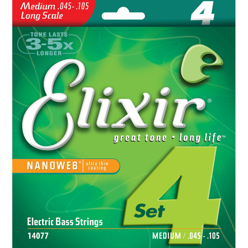 Elixir NANO Bass 4-String Med