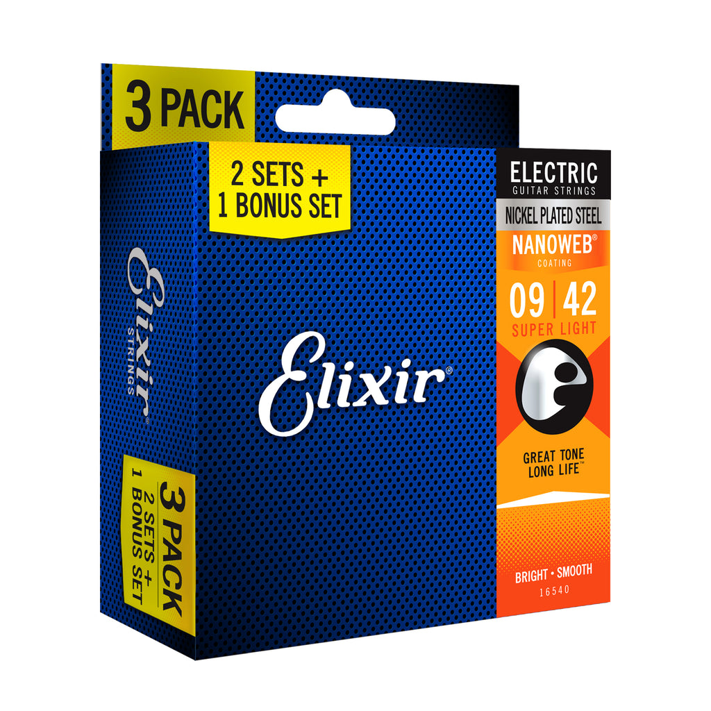 Elixir NANO 16540 3-pk 9-42