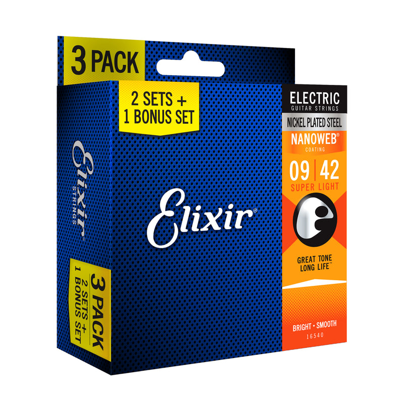 Elixir NANO 16540 3-pk 9-42