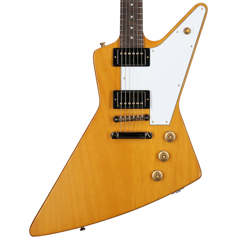 Epiphone 1958 Korina Explorer Reissue w/Case and Gibson Pickups - Antique Natural