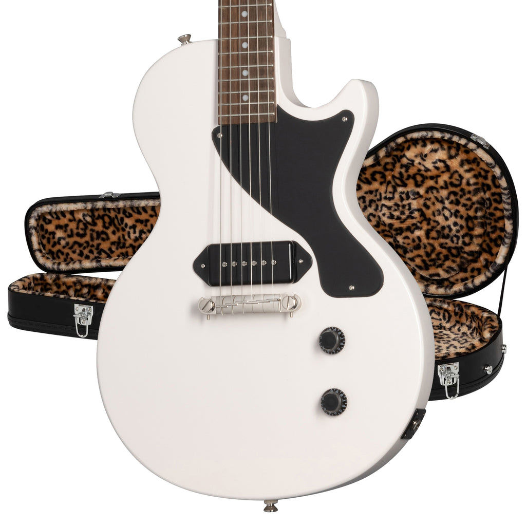 Epiphone Billie Joe Armstrong Signature Les Paul Junior Guitar - Classic White with Case