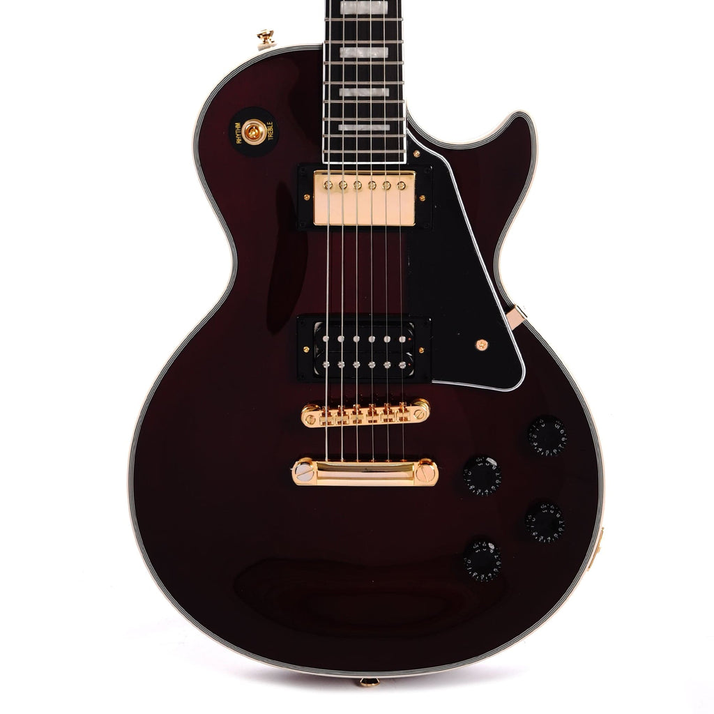 Epiphone Jerry Cantrell Signature "Wino" Les Paul Custom Guitar - Dark Wine Red