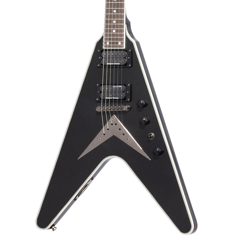 Epiphone Dave Mustaine Signature Flying V Custom Guitar w/ Seymour Duncan Pickups - Black Metallic