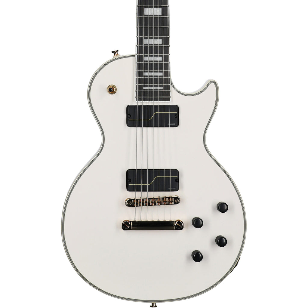 Epiphone 7-string Matt Heafy Signature Les Paul Custom Origins Guitar - Bone White